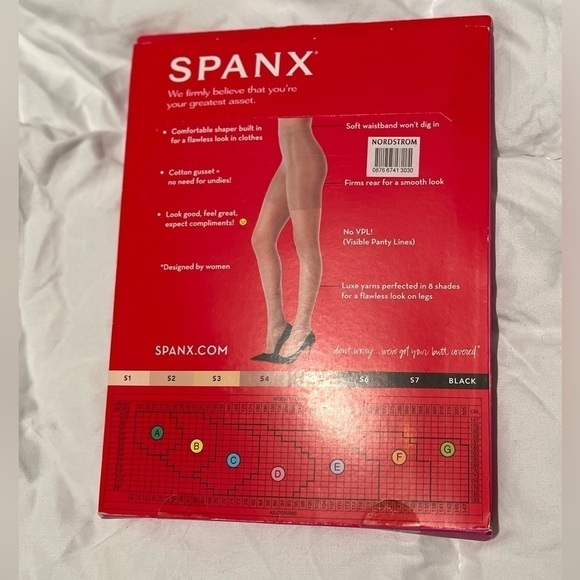 SPANDX FIRM BELIEVER SHEERS SIZE A SHADE S4 NEW - Picture 2 of 5